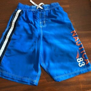 Boys Nautical Swim Trunks